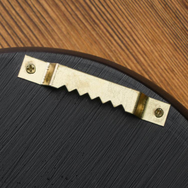 Настенное украшение Жук-олень золотой на чёрном Beetle In Frame Black And Gold