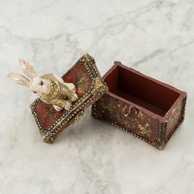 Шкатулка для украшений Кролик Флора Bunny Flora Jewellery Box Red