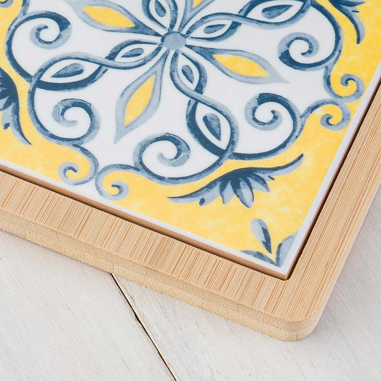 Набор из двух сервировочных досок Солнечные закуски, S Set Of 2 Serving Boards Small Tapas Soleil