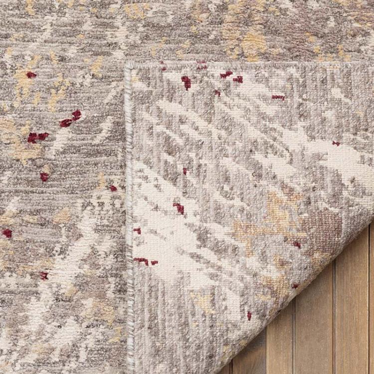 Прикроватный ковёр с коротким ворсом Бронзовые перья Magic Feathers Bronze