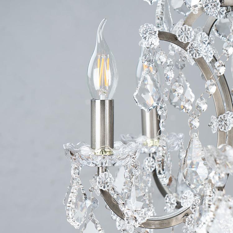 Хрустальный торшер со столиком Кристалл Crystal Floor Lamp With Tray