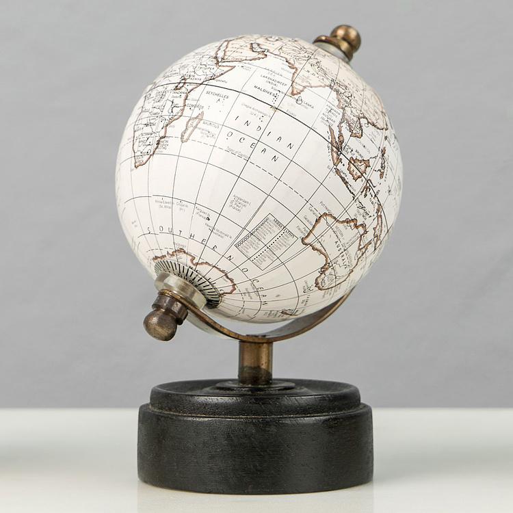 Набор из трёх винтажных глобусов, S Set Of 3 Vintage Globes Small