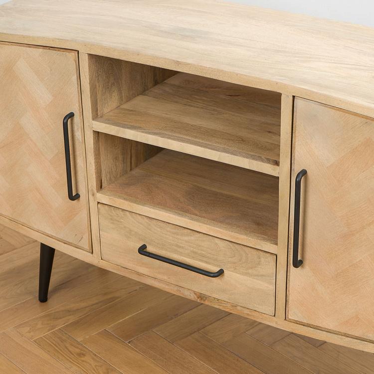 Комод из паркетной доски Гив Give Sideboard Parquetry Style