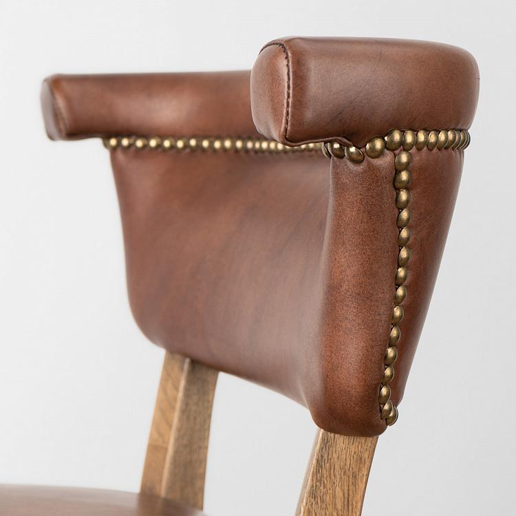 Высокий барный стул Анджелес Angeles Barstool High, Weathered Oak