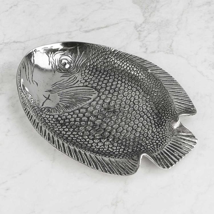 Металическое сервировочное блюдо Рыба Metal Fish Dish Small