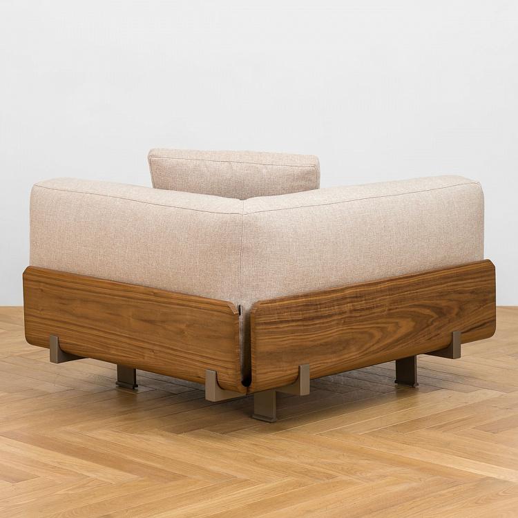 Угловой диван Позитано с полкой за спинкой Positano Group With Shelf