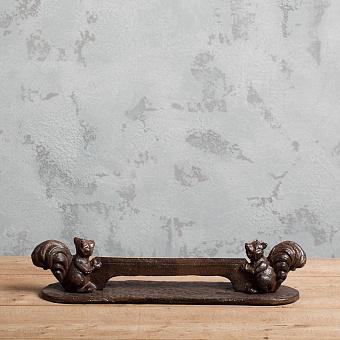 Double Squirrel Scraper In Cast Iron