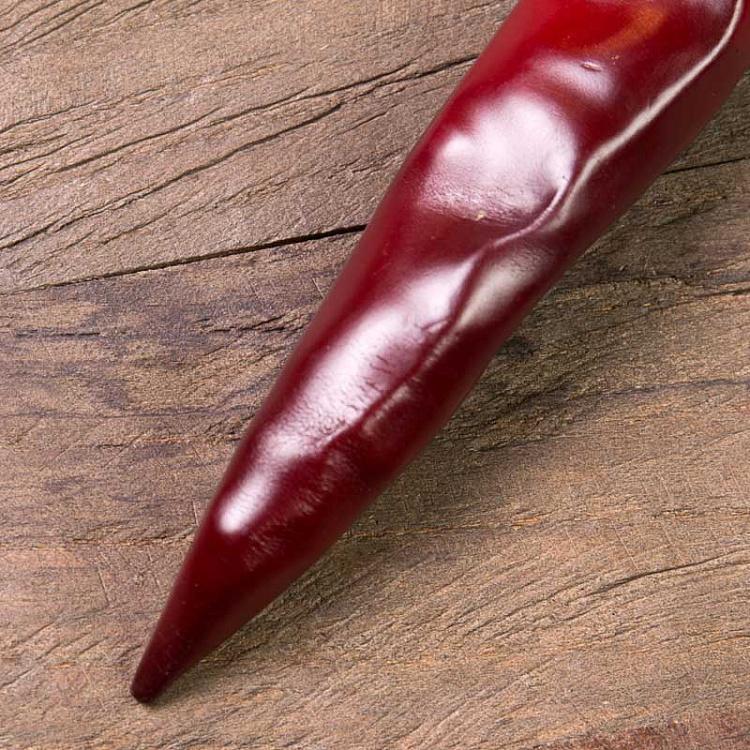 Набор из 10-ти искусственных красных перцев чили Chili In Bag Burgundy Red