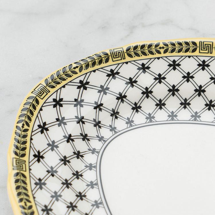 Овальное сервировочное блюдо Безмятежный, M Halcyon Oval Serving Plate Medium