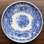 Винтажная тарелка Vintage Plate Blue White Medium 7