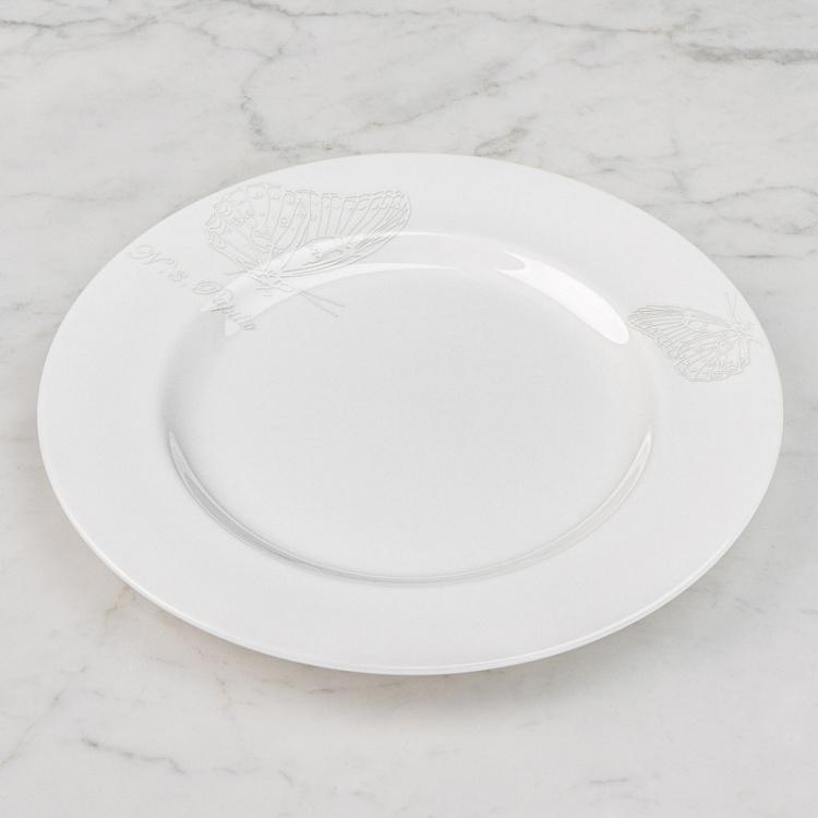 Десертная тарелка Белое на Белом Bianco And Bianco Dessert Plate