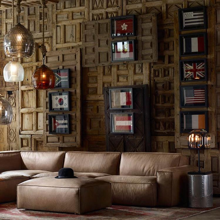 Флаг Кубы за стеклом в раме, мини Shadow Box Flag Cuba Mini