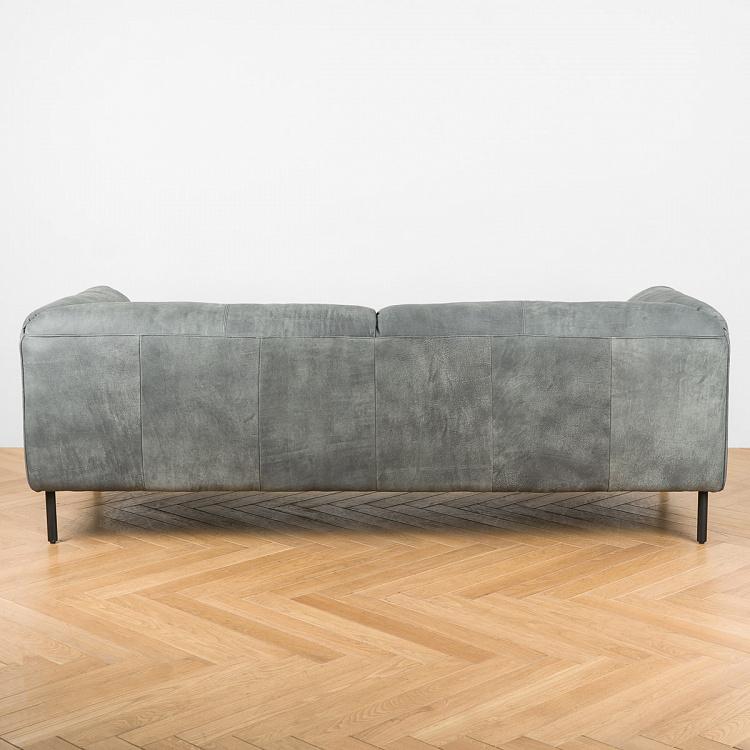 Трёхместный диван Хайвей Highway 3 Seater, Black Matt Metal RM