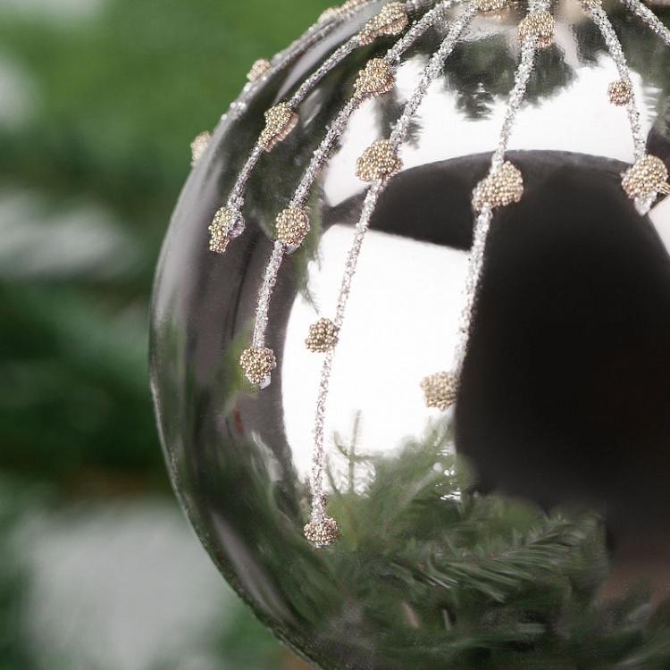 Ёлочная игрушка Сиреневый шар Ball Lilac 8 cm