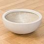 Кашпо Effectory Beton Low Bowl White Sand Small