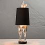 Настольная лампа Table Lamp Hiding Bunny Black