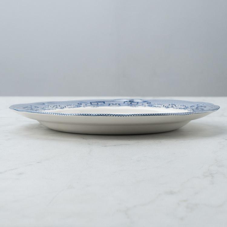 Обеденная тарелка Голубая ива Blue Willow Dining Plate