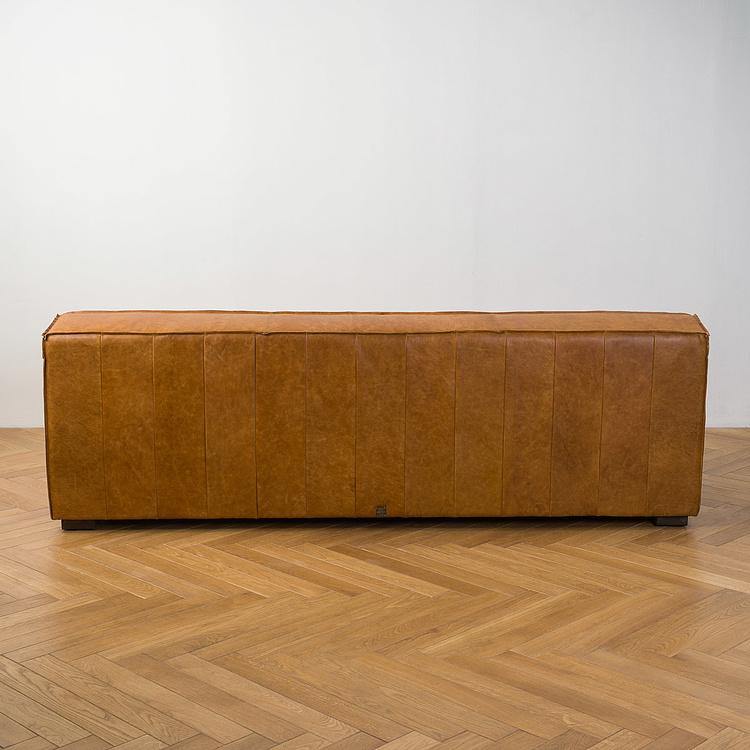 Трёхместный диван Мадрид, светлые ножки Madrid 3 Seater, Light Brown Wood D