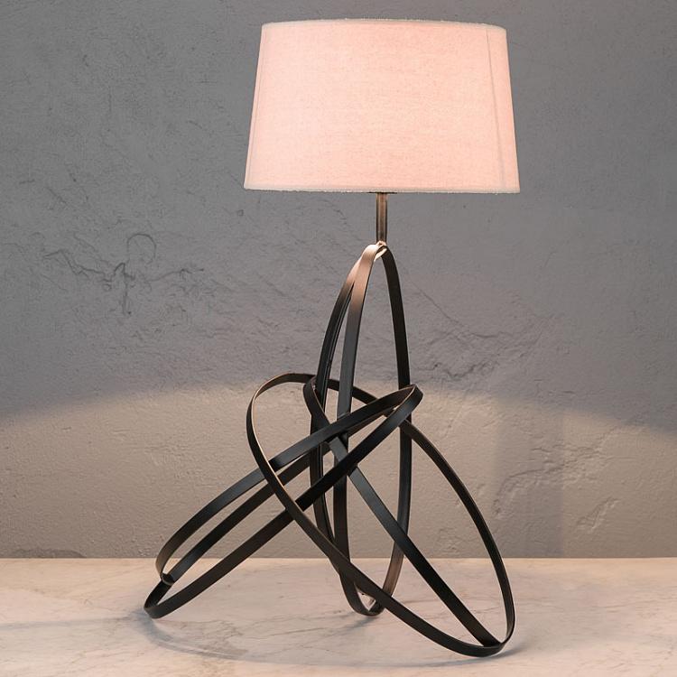 Настольная лампа Орбита, чёрное железо L2 Orbit Table Lamp Iron Black