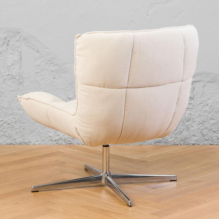 Рабочее кресло Центр, серебристый металл Center Swivel Office Chair, Silver Metal Base RM