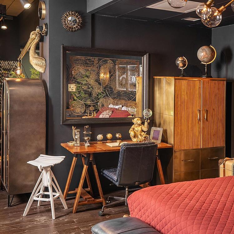 Настольная лампа Золотая обезьяна Table Lamp Golden Monkey