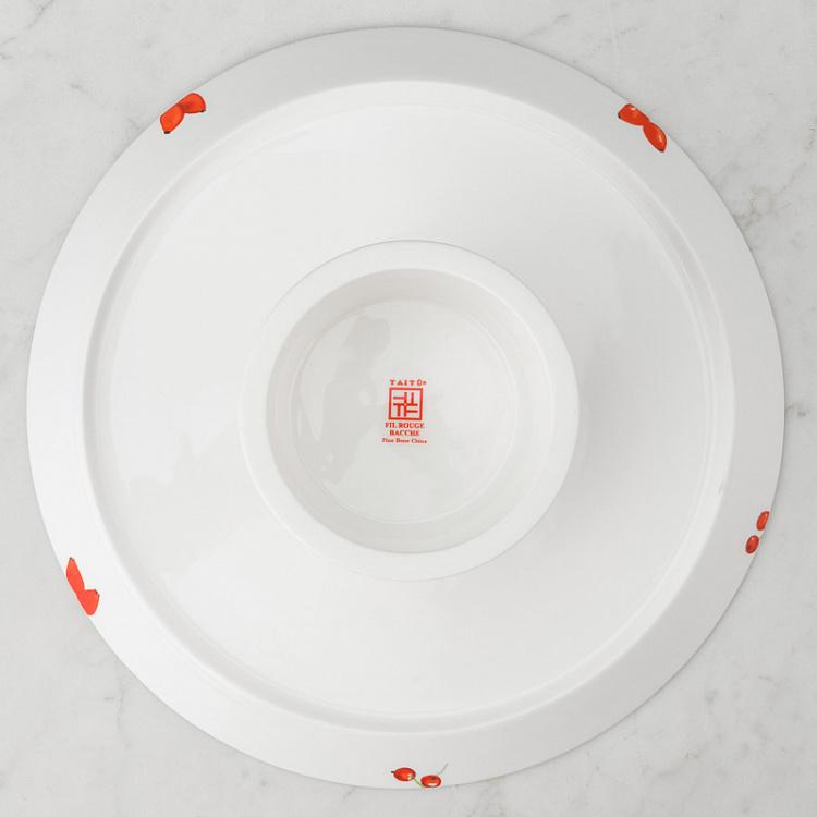 Сервировочная подставка-тортовница Красная нить ягоды Fil Rouge Bacche Cake Stand