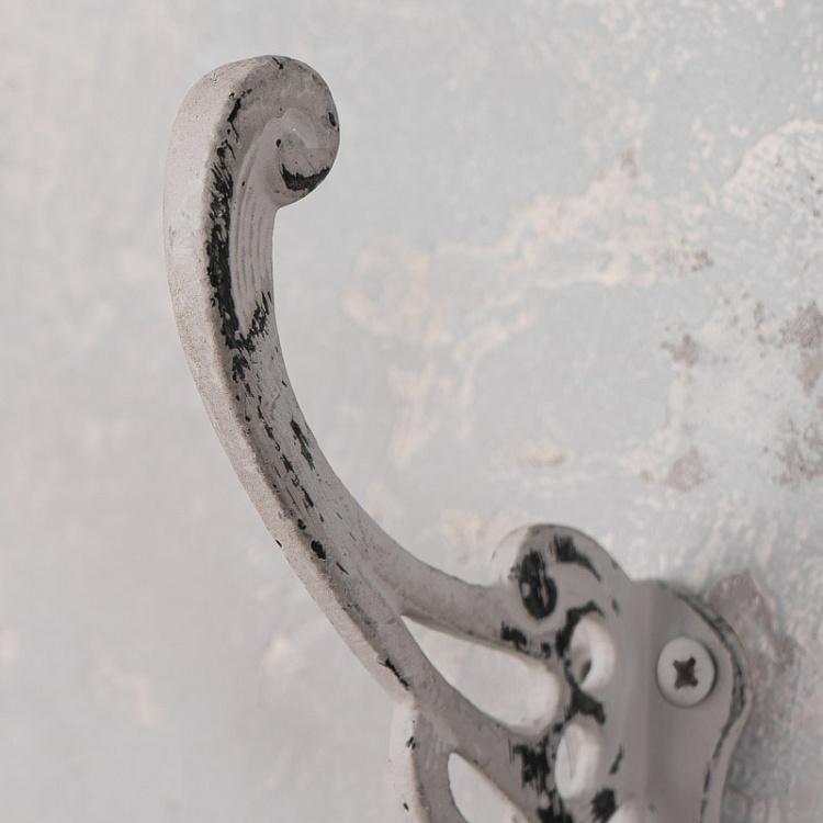 Двухрожковый серый винтажный крючок 3 Vintage Hook Grey 3