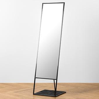 Black Marble Base Standing Mirror