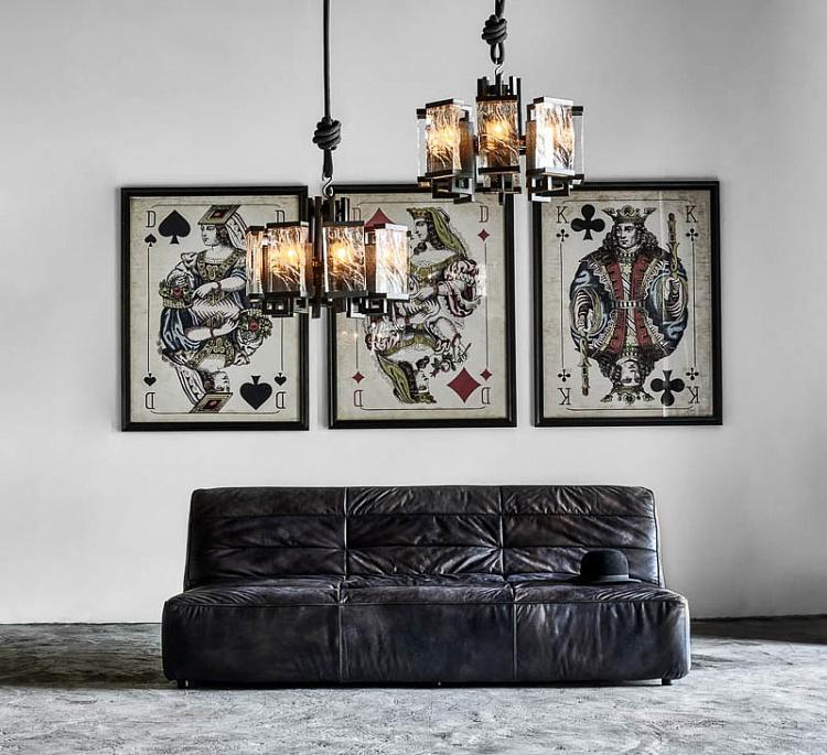 Картина-принт Пиковая Дама Cards Dame Spades