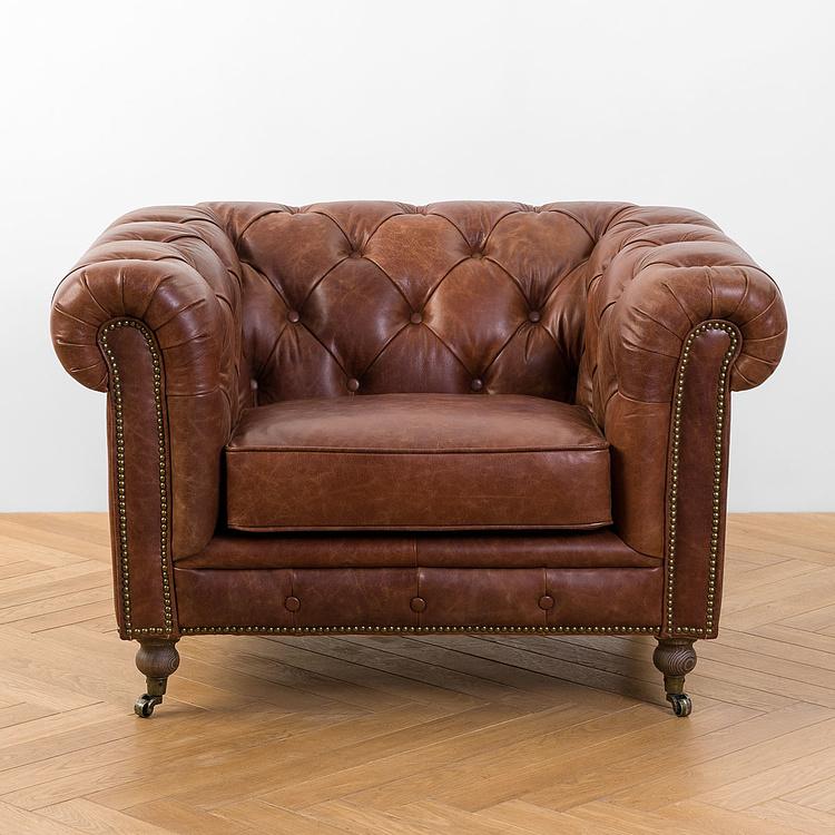 Кресло Сенат, коричневые ножки из ясеня Senate 1 Seater, Rustic Brown Ash PF