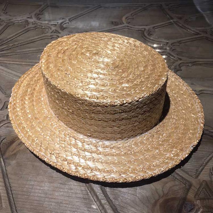 Винтажная соломенная шляпа 4 Vintage Canotier 4