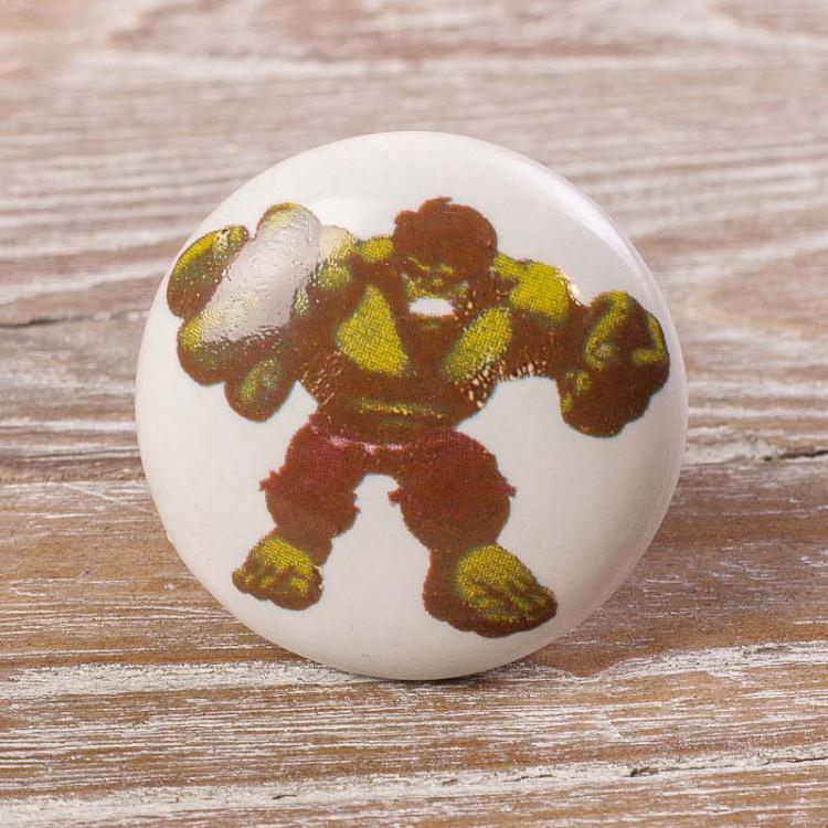 Мебельная ручка-кнопка Халк Superhero Hulk Knob
