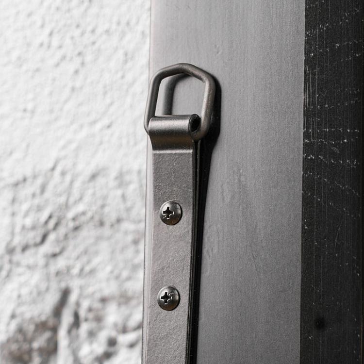 Картина-принт Карта Москвы, чёрная рама Classic Map Moscow, Black Wood