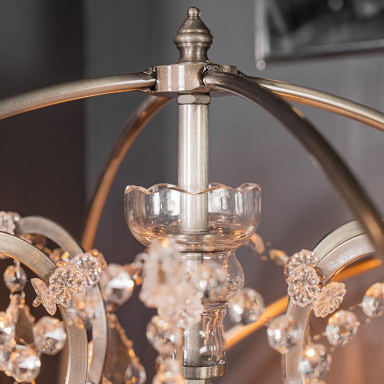 Хрустальный торшер со столиком и гироскопом Кристалл Gyro Crystal Floor Lamp With Tray