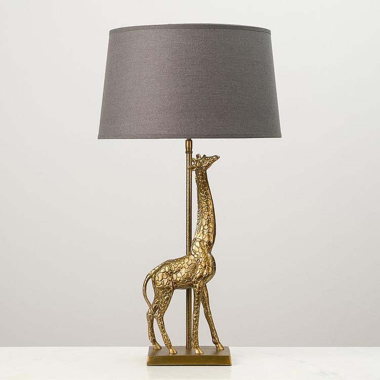 Настольная лампа Золотой жираф Golden Giraffe Table Lamp