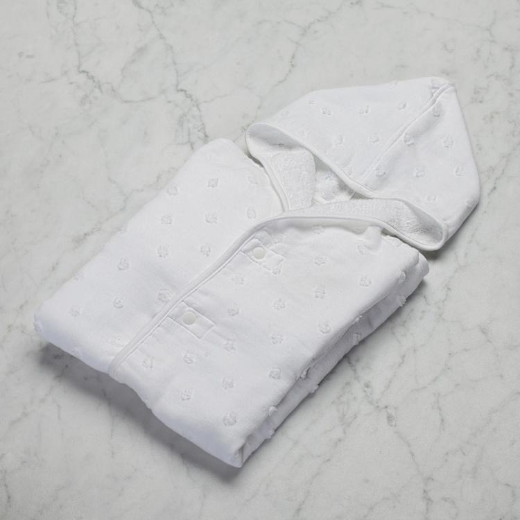 Детский банный халат 90 см на возраст 18-36 месяцев Zero Twist Gauze Dot Babyrobe size 18-36 M (90 cm)