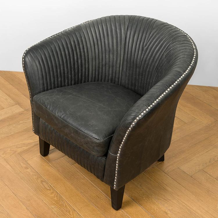 Кресло Леон, чёрные ножки Leon Chair, Oak Black