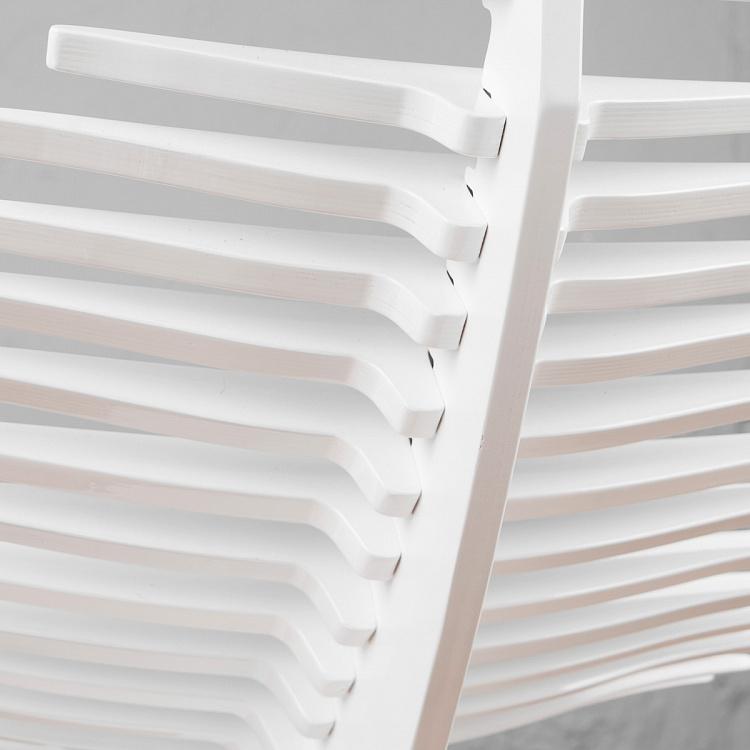 Белое кресло-шезлонг Кит Whale Lounge White