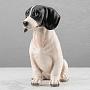 Статуэтка Sitting Dog Black And White