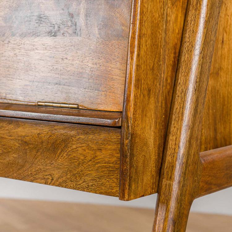 Барный шкаф из дерева манго Покровитель Patron Mid Century Bar Dresser Mango Wood