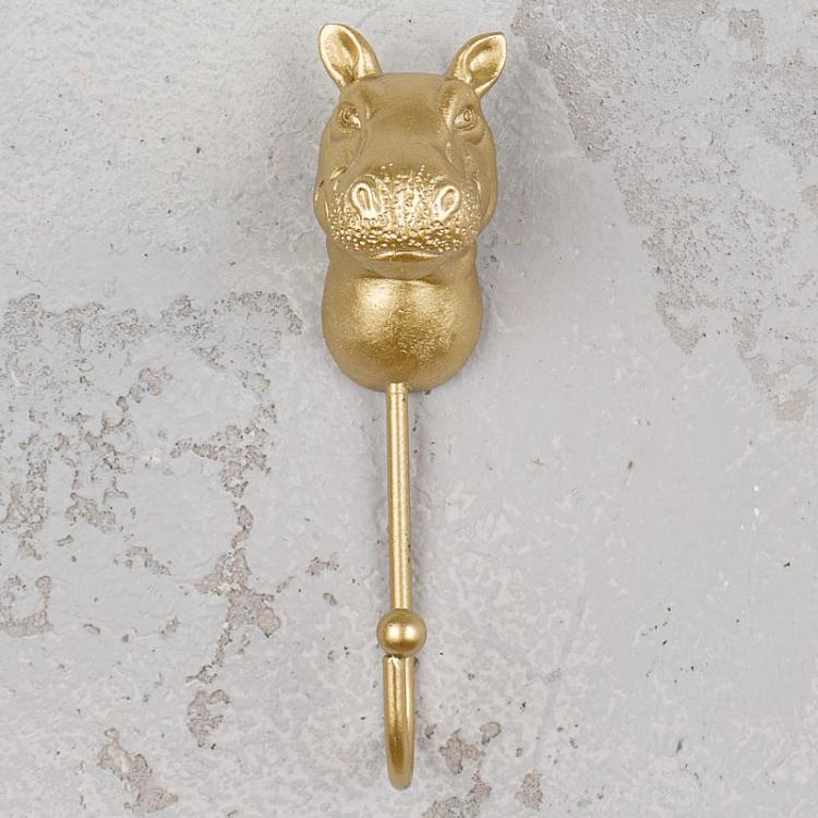 Набор из трёх золотых крючков с животными Set Of 3 Hooks Animals Gold