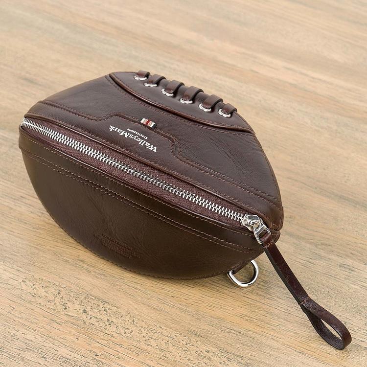 Кожаный несессер-мяч Оболенский Покет Skid Obolensky Pocket