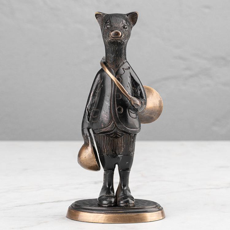 Статуэтка Барсук с горном Badger With Cor