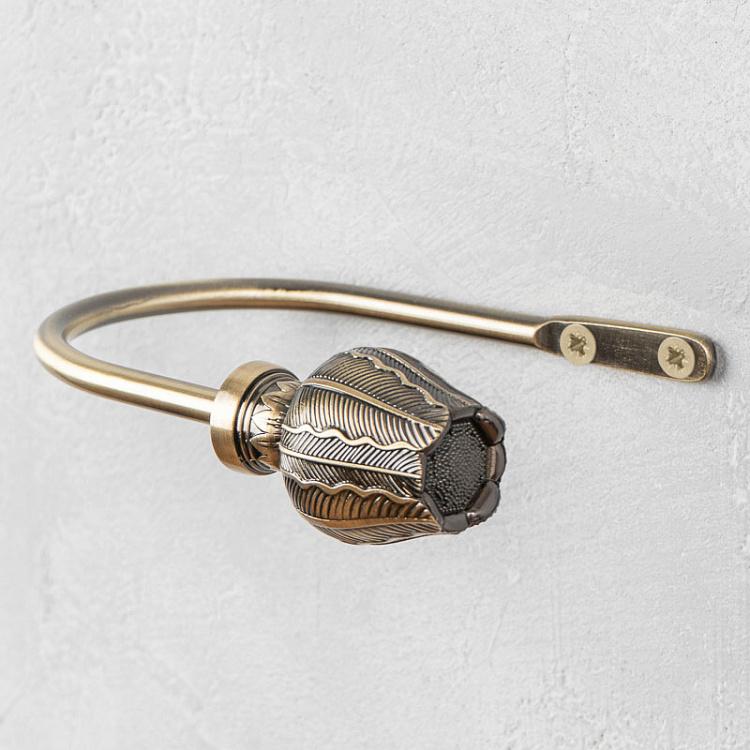 Держатель для шторы Ост Тюльпан бронза Ost Tulip Curtains Holder Bronze