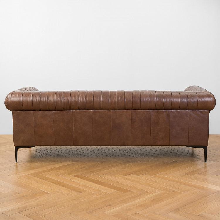 Трёхместный диван Вена Vienna 3 Seater, Black Matt Metal RM