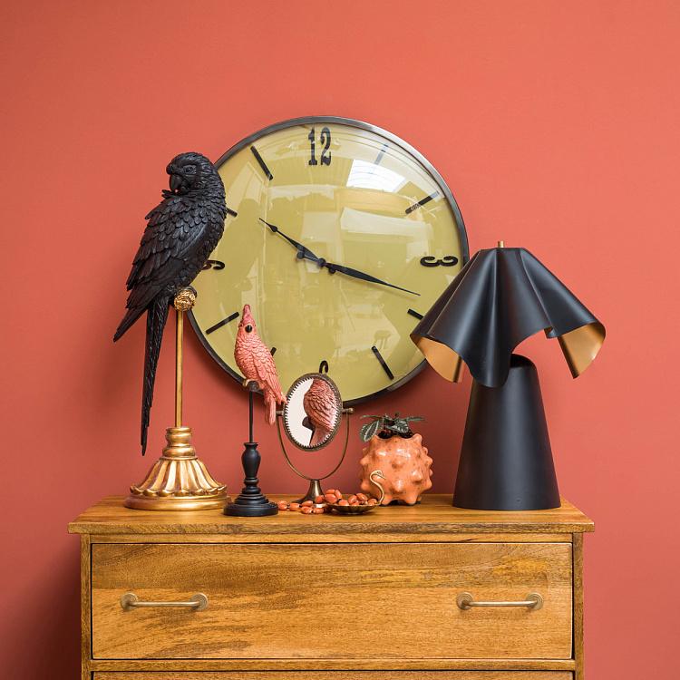 Настенные стальные часы с выпуклым стеклом Convex Glass Wall Clock