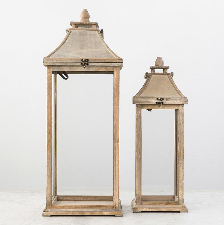 Набор из двух подсвечников-фонарей Ивона Set Of 2 Garden Candle Lanterns Ivona