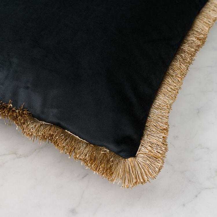 Декоративная подушка с бахромой Павлин Cushion With Fringes Peacock