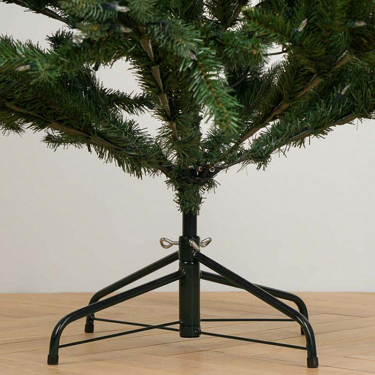 Искусственная новогодняя ёлка с led-гирляндой Рождество в Париже, 180 см Led Light French Tips Pine Tree Green 180 cm