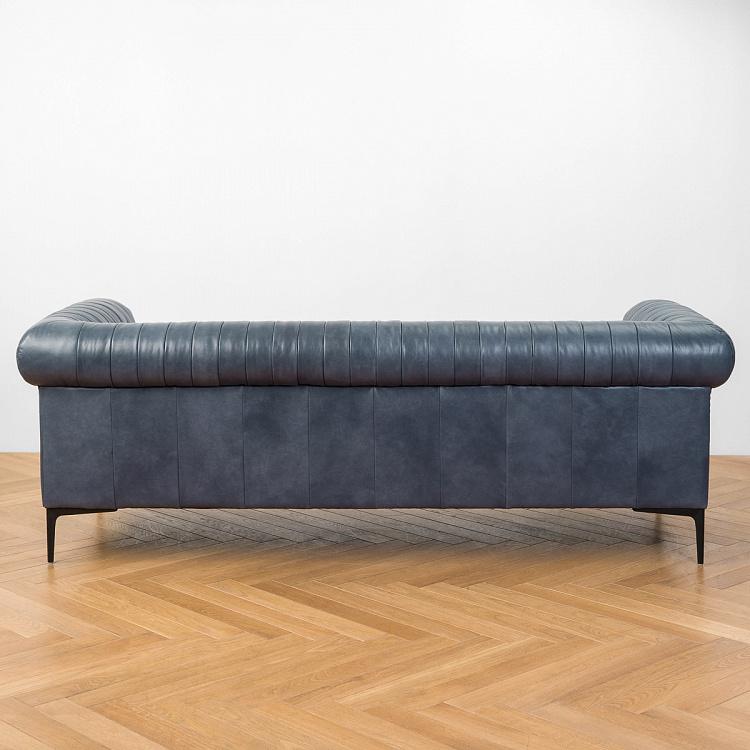 Трёхместный диван Вена Vienna 3 Seater, Black Matt Metal RM